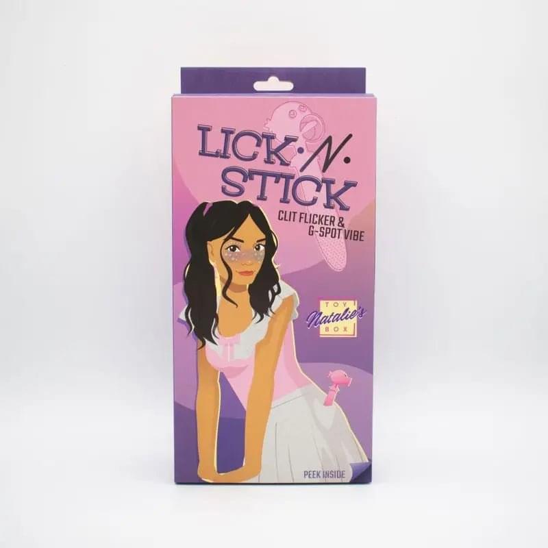 Lick N' Stick Clit Flicker G-Spot Vibrator Natalies Toy Box Discreet Intimate Essentials.