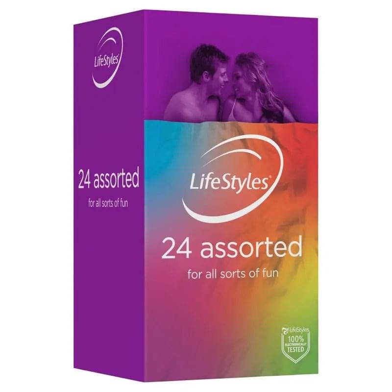 LifeStyles Assorted Condoms 20 LifeStyles Discreet Intimate Essentials.