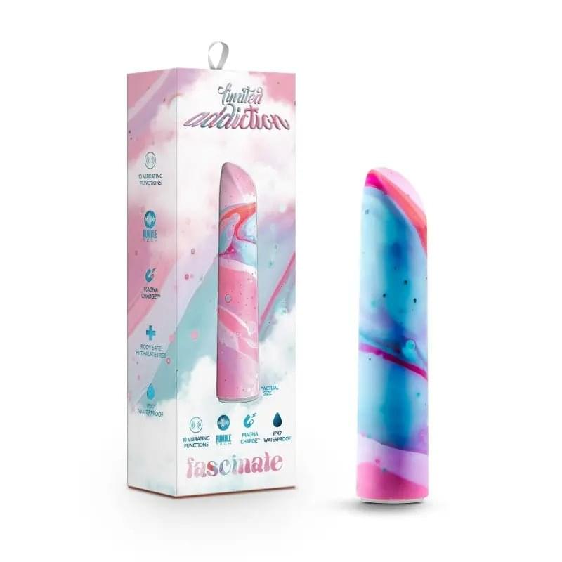 Limited Addiction Fascinate - Power Vibe - Peach 10.2 cm USB Rechargeable Bullet Blush Novelties Discreet Intimate Essentials.