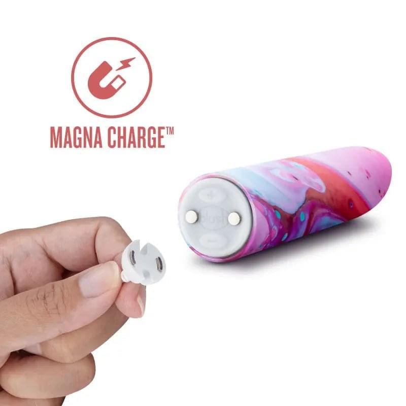Limited Addiction Fascinate - Power Vibe - Peach 10.2 cm USB Rechargeable Bullet Blush Novelties Discreet Intimate Essentials.