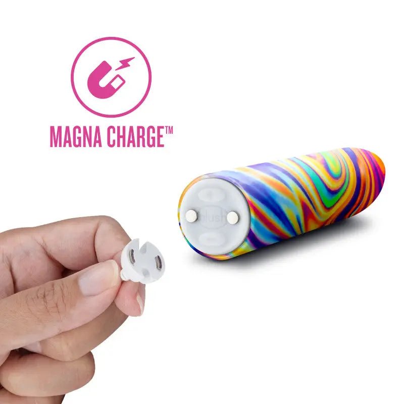 Shop affordable quality Limited Addiction Psyche - Power Vibe - Rainbow 10.2 cm USB Rechargeable Bulet - Discreet Intimate Essentials - BULLETS & EGGS - Blush Novelties