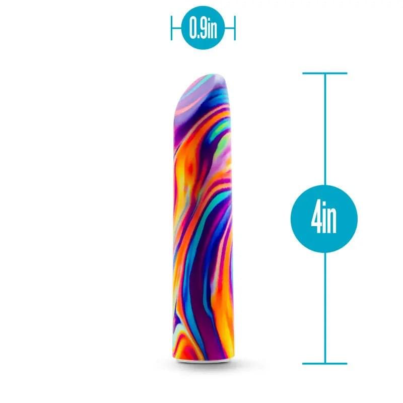 Limited Addiction Psyche - Power Vibe - Rainbow 10.2 cm USB Rechargeable Bulet Blush Novelties Discreet Intimate Essentials.