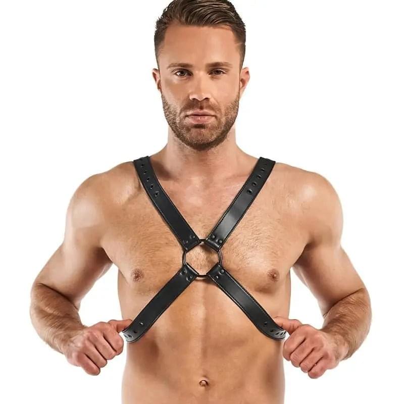 Lionel Bondage Harness Black Bedroom Fantasies Discreet Intimate Essentials.