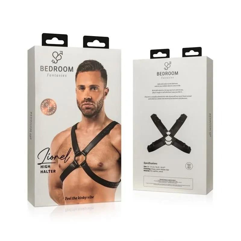 Lionel Bondage Harness Black Bedroom Fantasies Discreet Intimate Essentials.