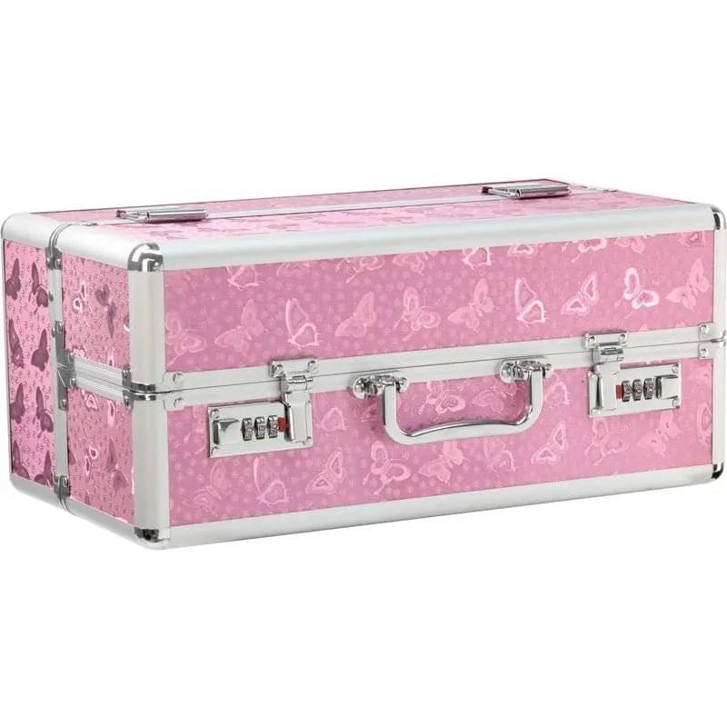 Lockable Large Vibrator Case Pink BMS Discreet Intimate Essentials.