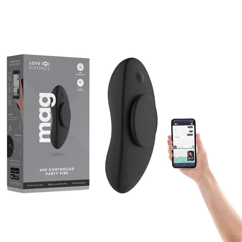 Love Distance MAG -  Rechargeable Panty Vibrator with App Control Xgen Products Discreet Intimate Essentials.