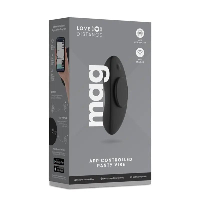Love Distance MAG -  Rechargeable Panty Vibrator with App Control Xgen Products Discreet Intimate Essentials.