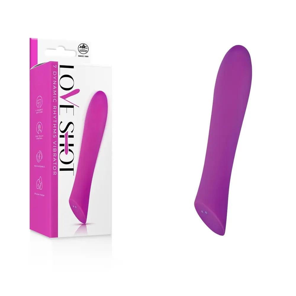 Love Shot -  17.8 cm USB Rechargeable Vibrator Excellent Power Discreet Intimate Essentials.