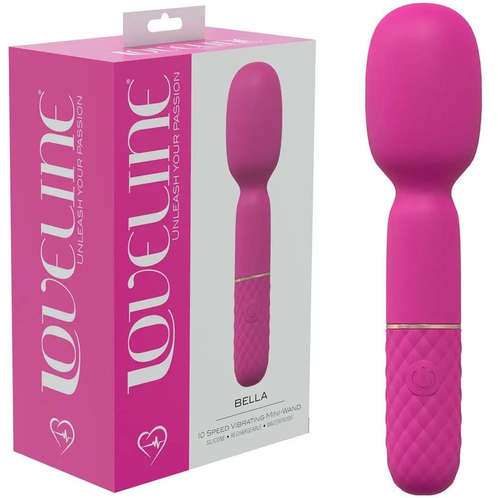 LOVELINE Bella -  -  14 cm USB Rechargeable Massage Wand Shots Toys Discreet Intimate Essentials.
