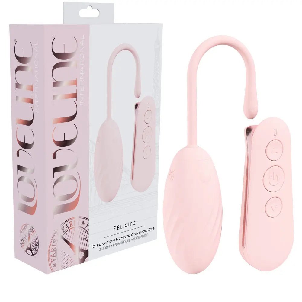 Shop affordable quality LOVELINE Felicite - USB Rechargeable Vibrating Egg with Wireless Remote - Discreet Intimate Essentials - BULLETS & EGGS - Shots Toys