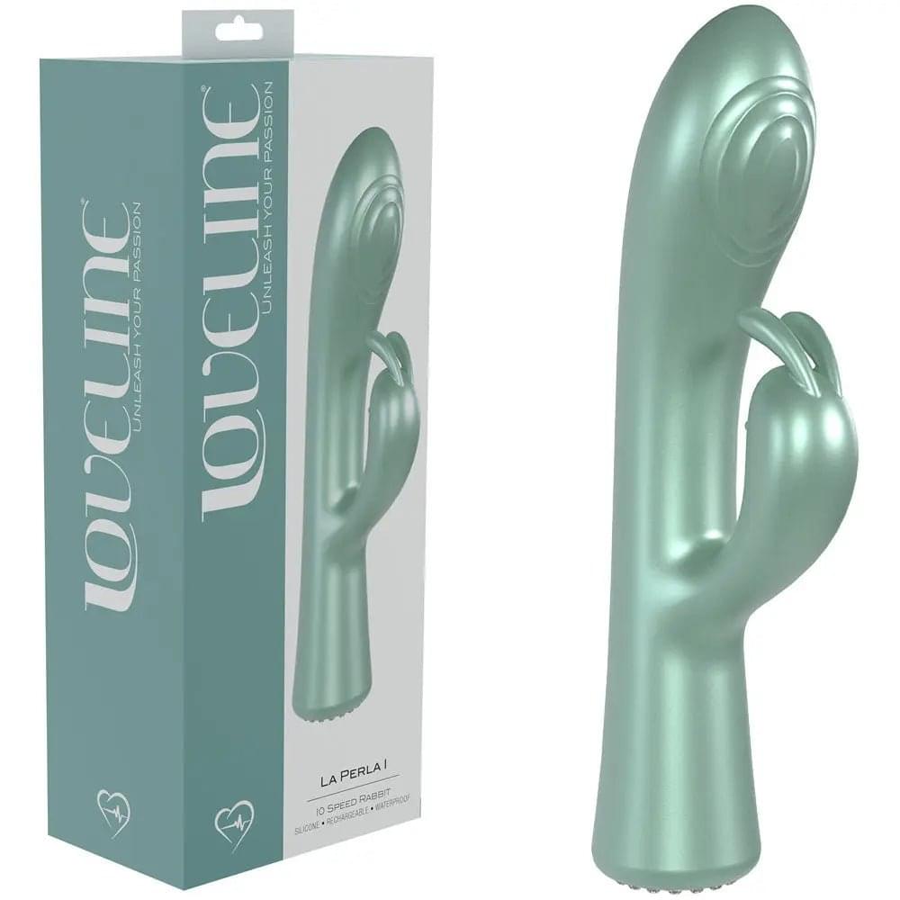 LOVELINE La Perla I -  - Pearlescent  19.2 cm USB Rechargeable Rabbit Vibrator Shots Toys Discreet Intimate Essentials.