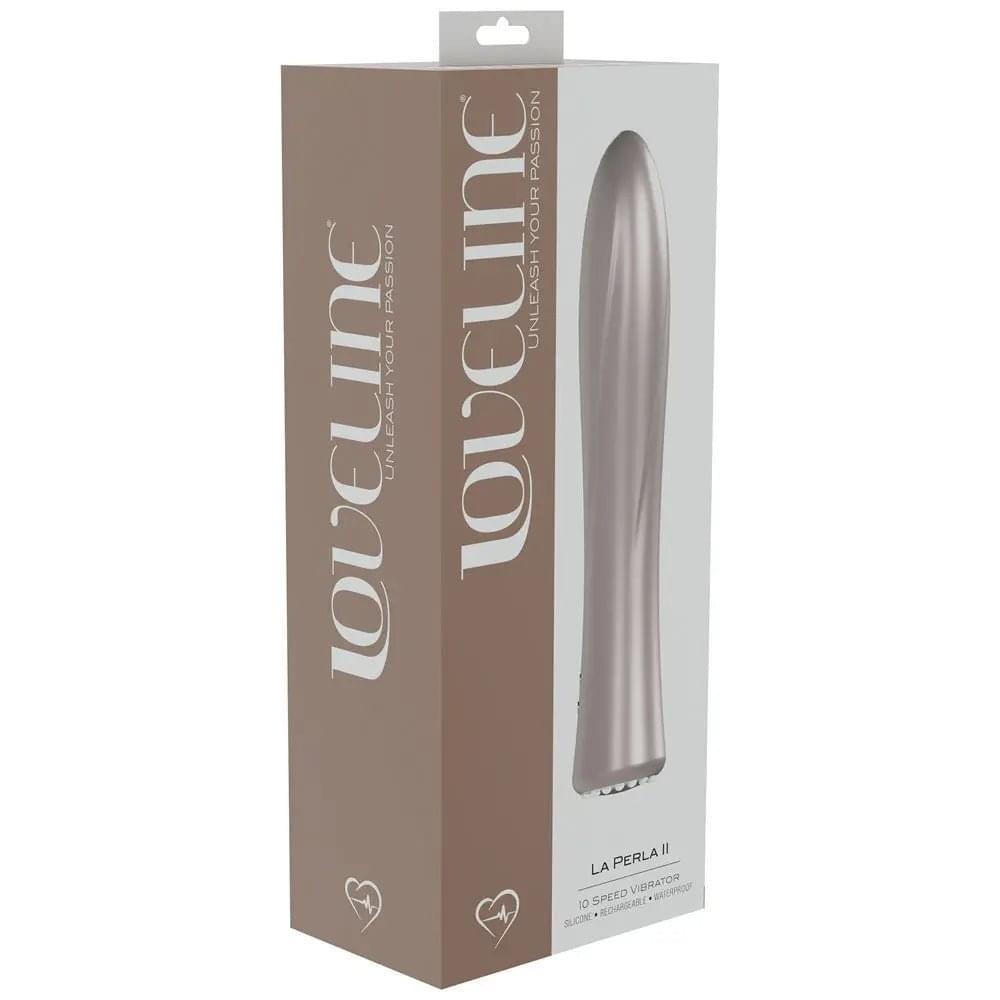 LOVELINE La Perla II -  - Pearlescent  19.2 cm USB Rechargeable Vibrator Shots Toys Discreet Intimate Essentials.