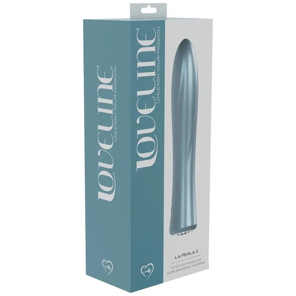 LOVELINE La Perla II -  - Pearlescent  19.2 cm USB Rechargeable Vibrator Shots Toys Discreet Intimate Essentials.