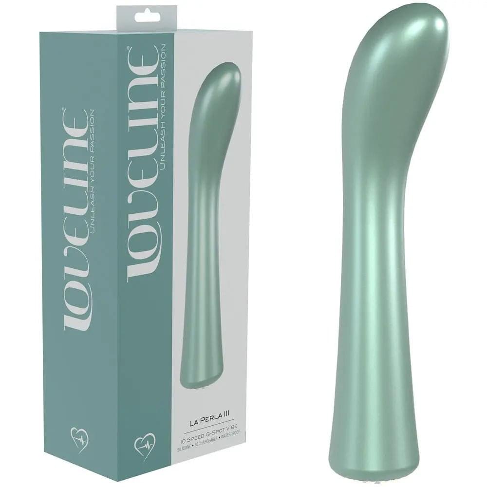 LOVELINE La Perla III -  - Pearlescent  19.2 cm USB Rechargeable Vibrator Shots Toys Discreet Intimate Essentials.