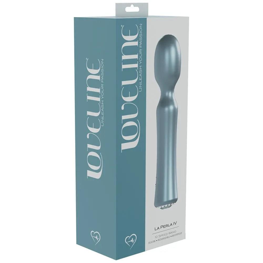 LOVELINE La Perla IV -  - Pearlescent  19.2 cm USB Rechargeable Massage Wand Shots Toys Discreet Intimate Essentials.