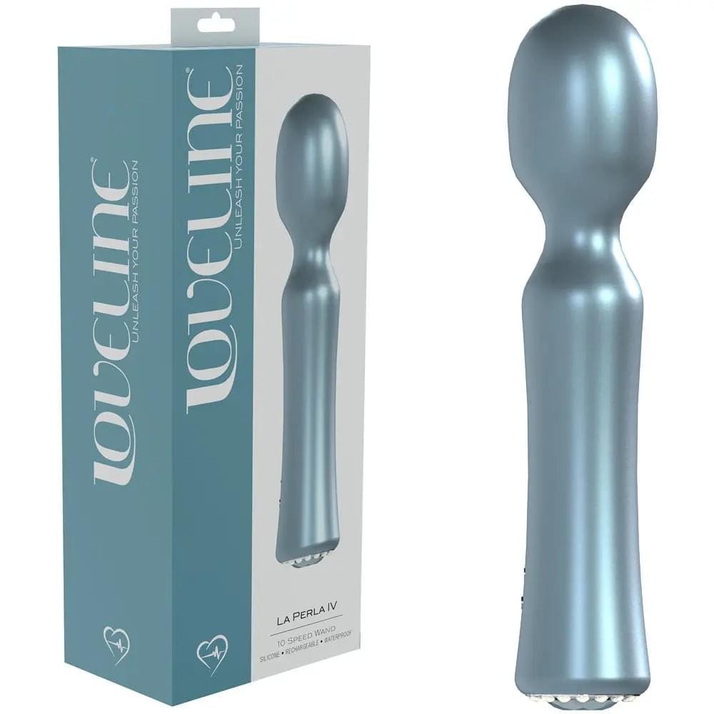 LOVELINE La Perla IV -  - Pearlescent  19.2 cm USB Rechargeable Massage Wand Shots Toys Discreet Intimate Essentials.
