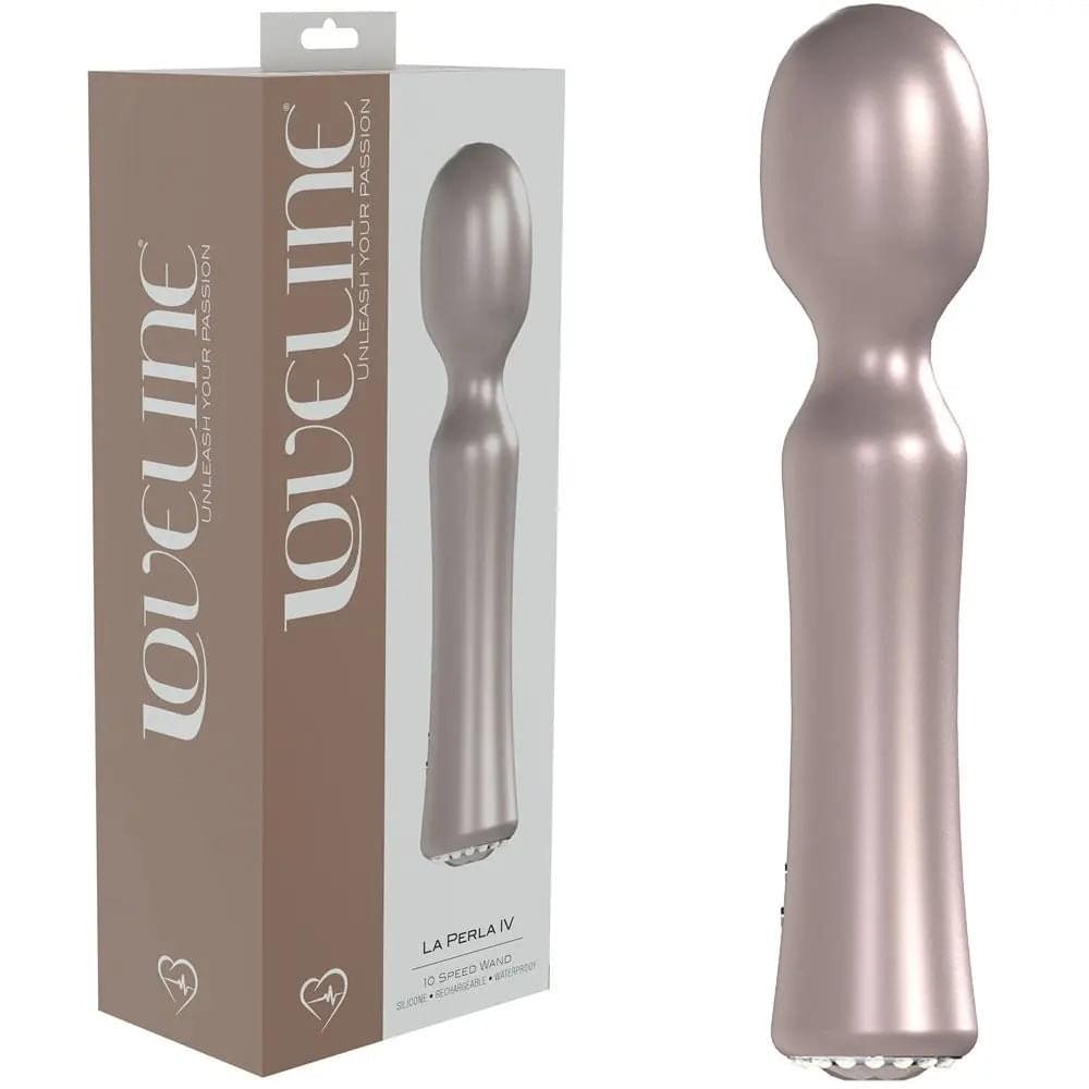 LOVELINE La Perla IV -  - Pearlescent  19.2 cm USB Rechargeable Massage Wand Shots Toys Discreet Intimate Essentials.