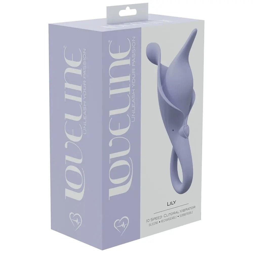 LOVELINE Lily - Lavender - Lavender USB Rechargeable Stimulator Shots Toys Discreet Intimate Essentials.