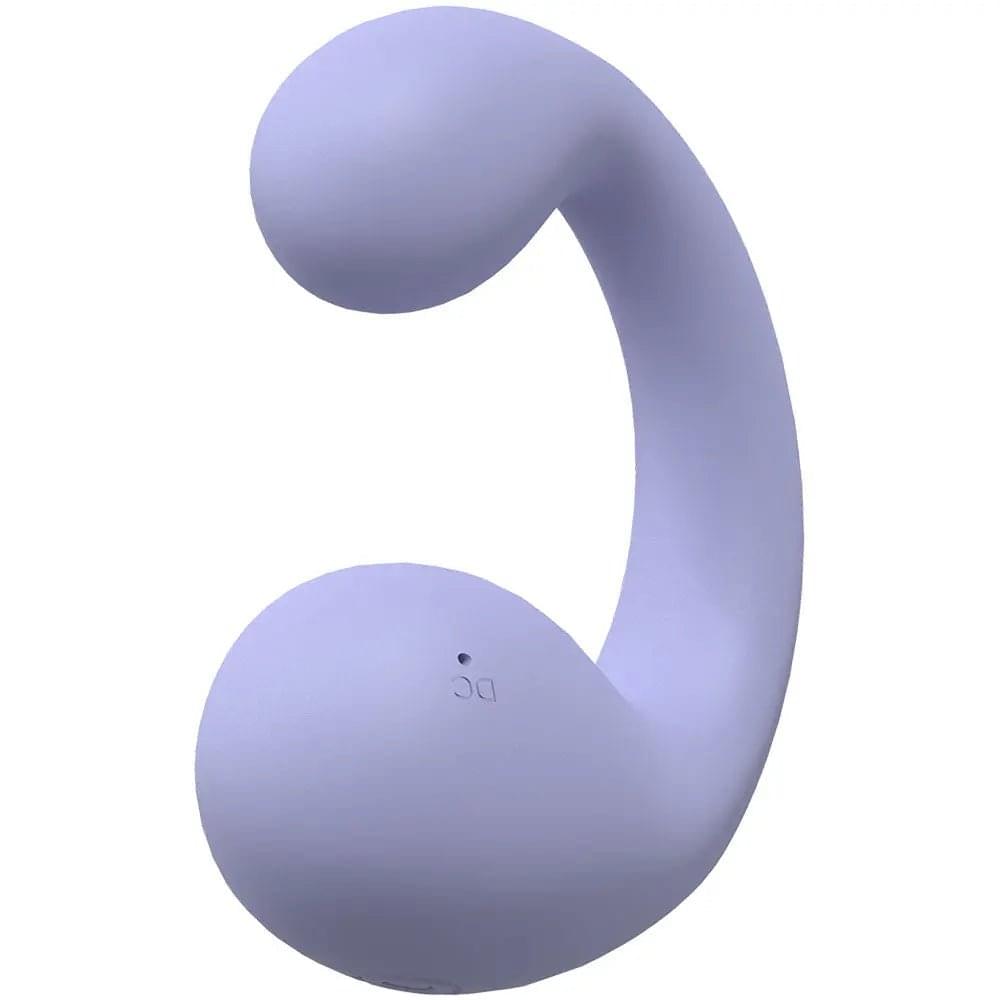 LOVELINE Playful - Lavender - Lavender 8.5 cm Dual Vibrator Shots Toys Discreet Intimate Essentials.