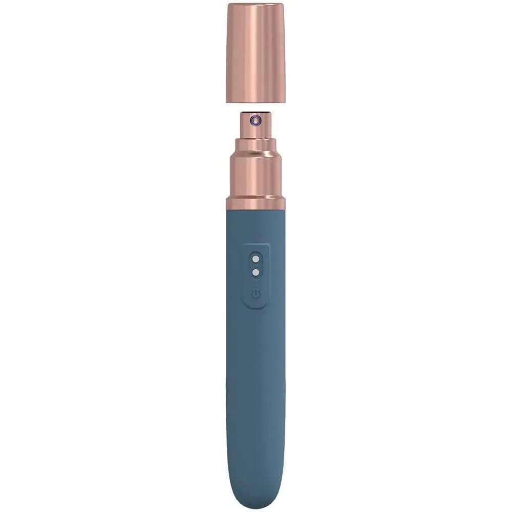 LOVELINE The Traveler -  -  17.6 cm USB Rechargeable Vibrator with Lube Applicator Shots Toys Discreet Intimate Essentials.