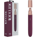 LOVELINE The Traveler - Burgundy - Burgundy 17.6 cm USB Rechargeable Vibrator with Lube Applicator Shots Toys Discreet Intimate Essentials.