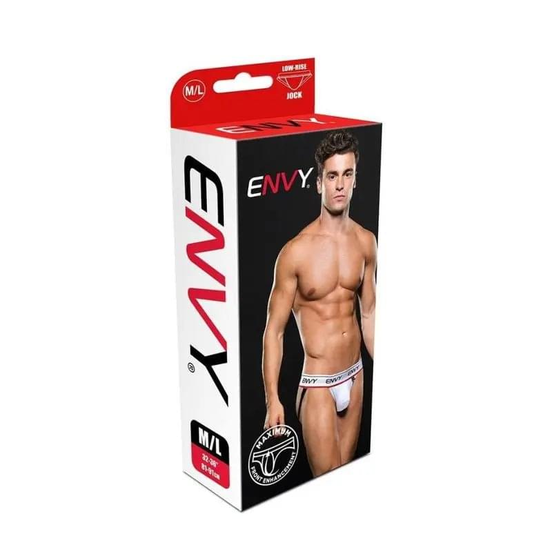 Low Rise Jock White Envy Discreet Intimate Essentials.