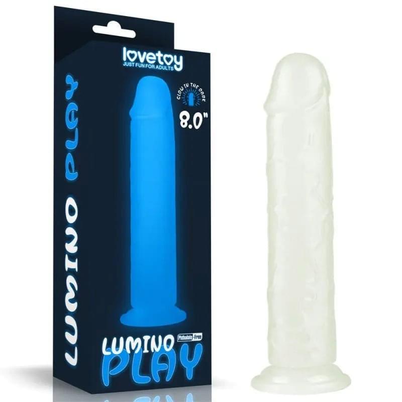 Lumino Play Dildo 8in Lovetoy Discreet Intimate Essentials.