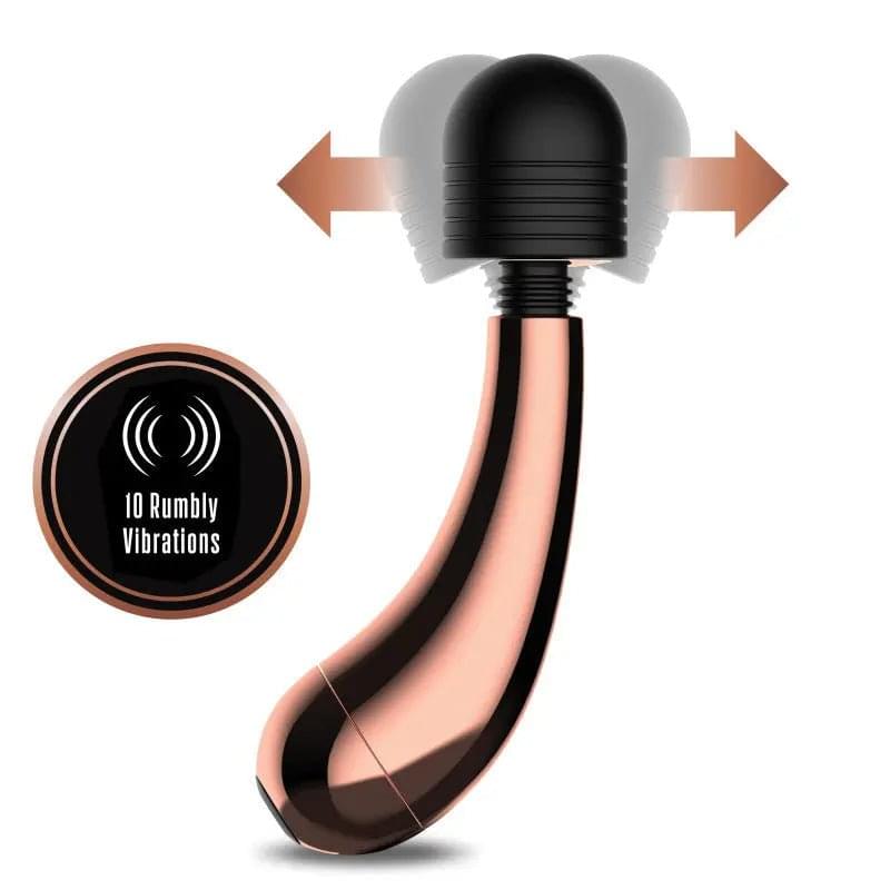 Lush Callie -  USB Rechargeable Mini Massager Wand Blush Novelties Discreet Intimate Essentials.