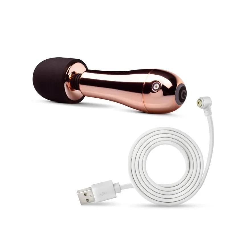 Lush Chloe -  USB Rechargeable Mini Massager Wand Blush Novelties Discreet Intimate Essentials.