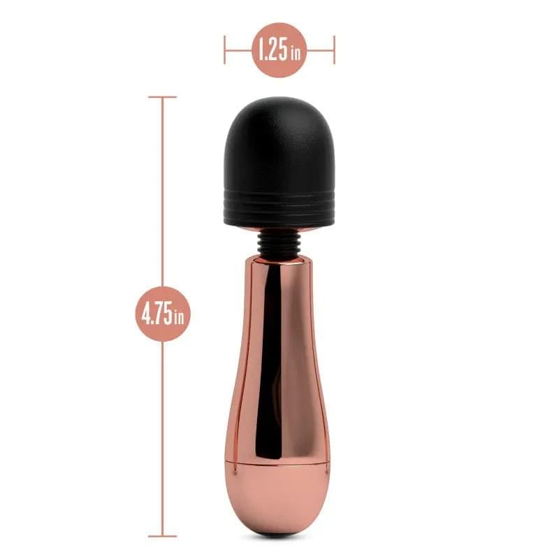 Lush Chloe -  USB Rechargeable Mini Massager Wand Blush Novelties Discreet Intimate Essentials.
