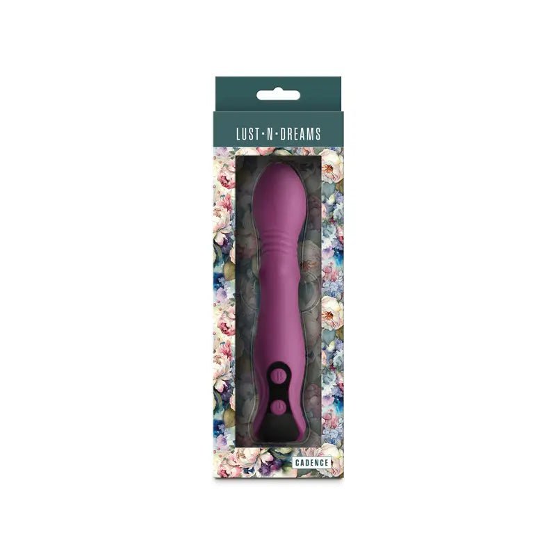 Shop affordable quality Lust-n-Dreams - Cadence - Blush - 18.2 cm USB Rechargeable Thrusting & Sliding Vibrator - Discreet Intimate Essentials - VIBRATORS - NS Novelties