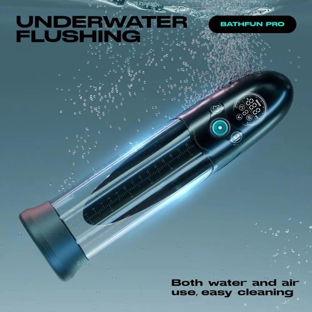 LuvPump Bathfun Pro - USB Rechargeable Waterproof Smart Automatic Penis Pump LuvPump Discreet Intimate Essentials.