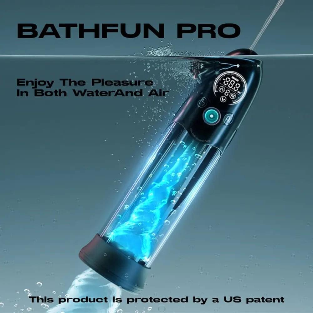 LuvPump Bathfun Pro - USB Rechargeable Waterproof Smart Automatic Penis Pump LuvPump Discreet Intimate Essentials.