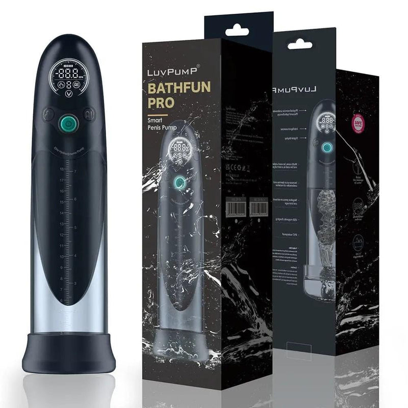 LuvPump Bathfun Pro - USB Rechargeable Waterproof Smart Automatic Penis Pump LuvPump Discreet Intimate Essentials.