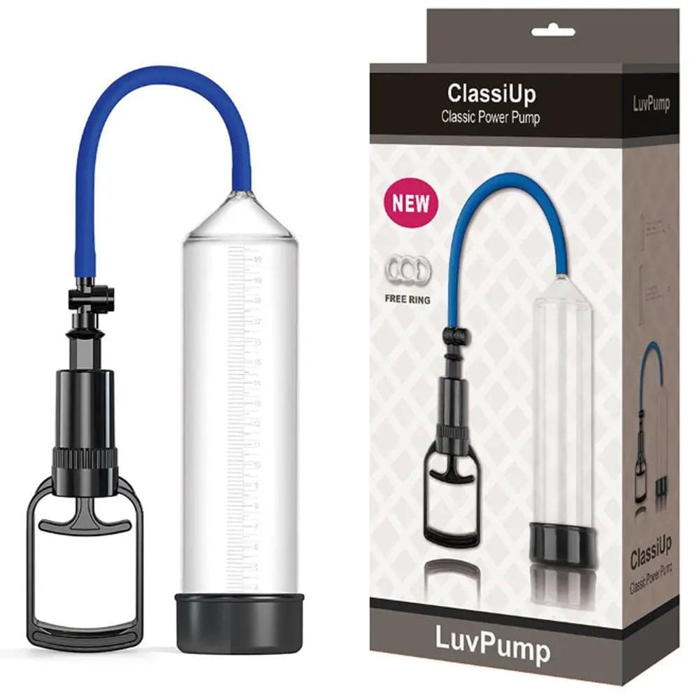 LuvPump ClassiUp Classic Power Pump - Large -  Penis Pump LuvPump Discreet Intimate Essentials.