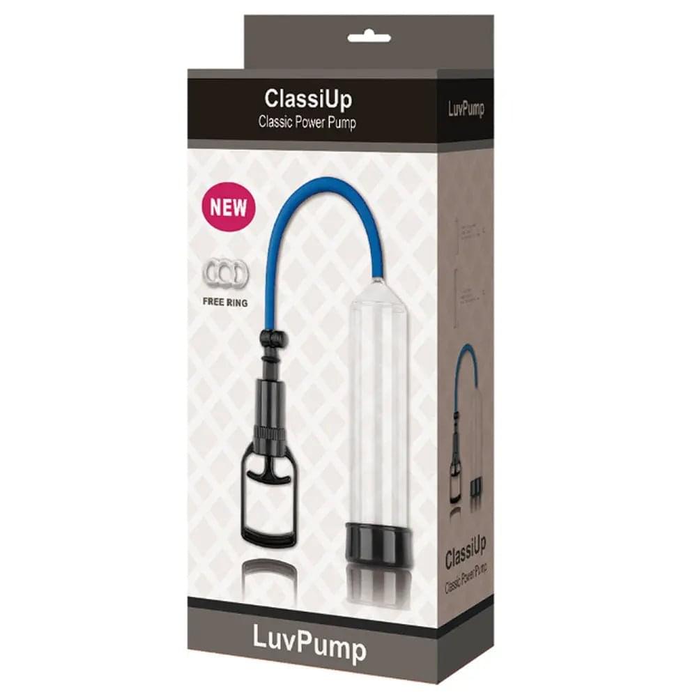 LuvPump ClassiUp Classic Power Pump - Medium -  Penis Pump LuvPump Discreet Intimate Essentials.