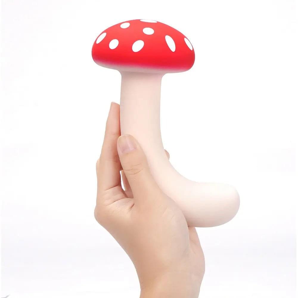 Maia ALICE - /White 15.2 cm USB Rechargeable Dual Vibrating Mushroom Maia Toys Discreet Intimate Essentials.