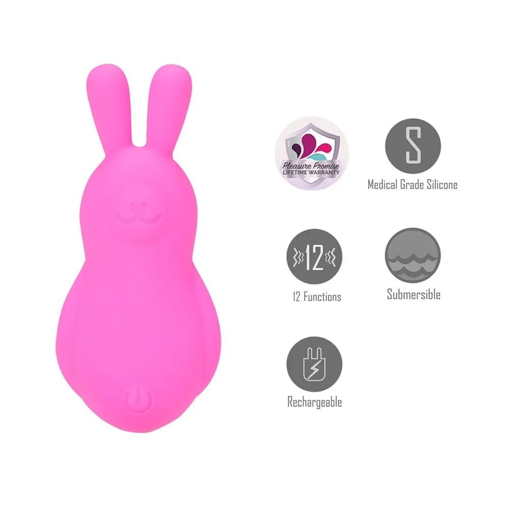 Maia BRI -  -  9 cm USB Rechargeable Vibrating Bunny Bullet Maia Toys Discreet Intimate Essentials.
