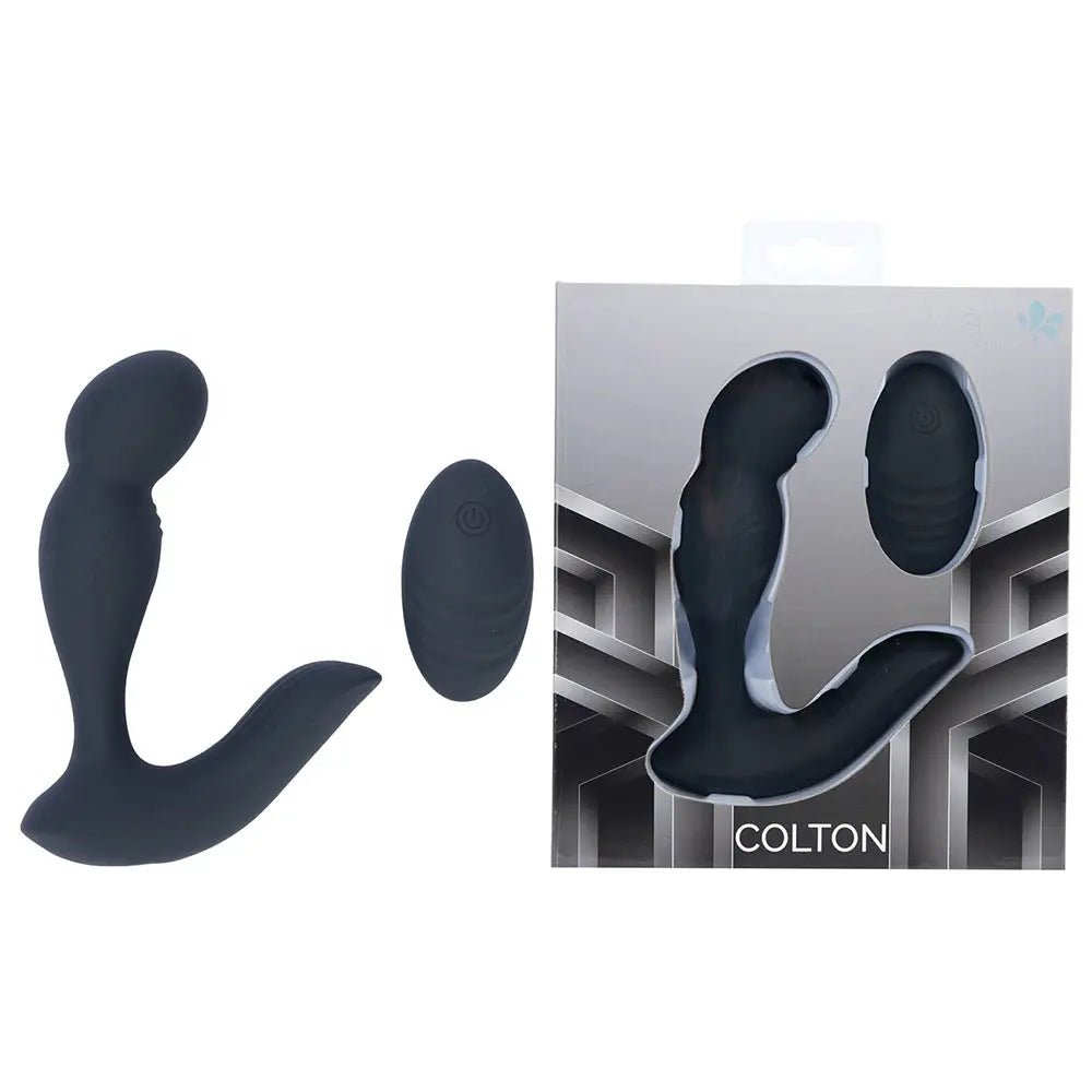 Shop affordable quality Maia COLTON - USB Rechargeable Vibrating Prostate Massager with Wireless Remote - Discreet Intimate Essentials - ANAL TOYS - Maia Toys