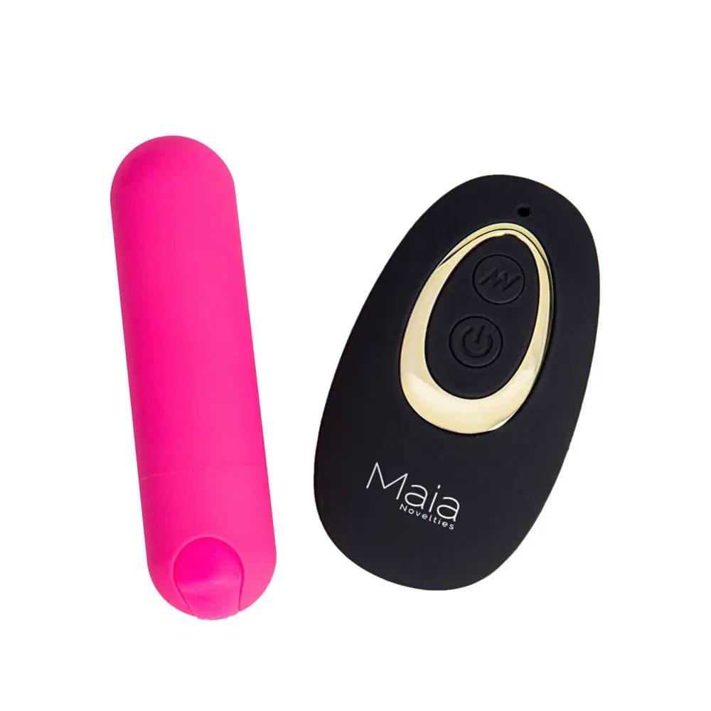Maia DATE NIGHT PANTY VIBE - S/M -  S/M Panty with Pink USB Rechargeable Bullet & Remote Maia Toys Discreet Intimate Essentials.
