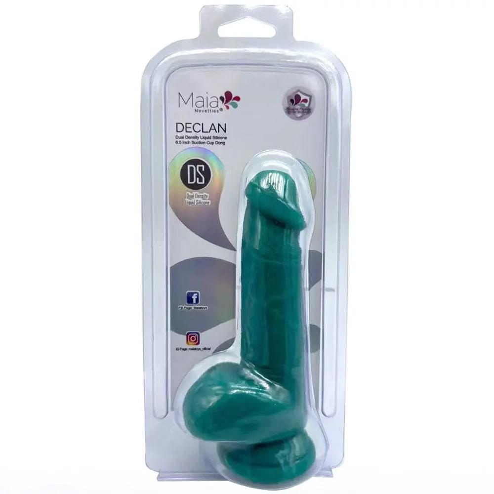 Maia DECLAN -  -  16.5 cm Dual Density Dong Maia Toys Discreet Intimate Essentials.