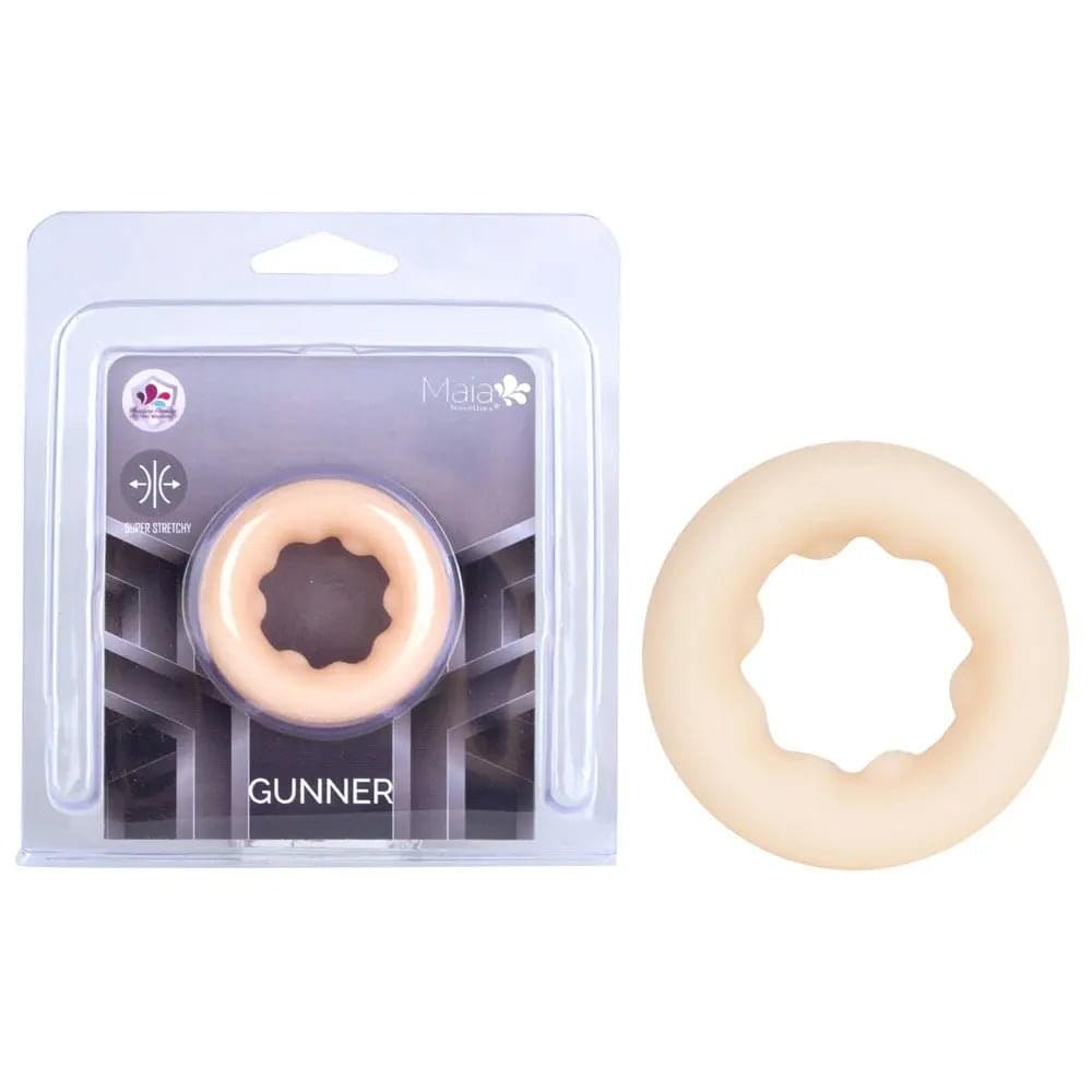 Maia GUNNER - Vanilla -  Cock Ring Maia Toys Discreet Intimate Essentials.