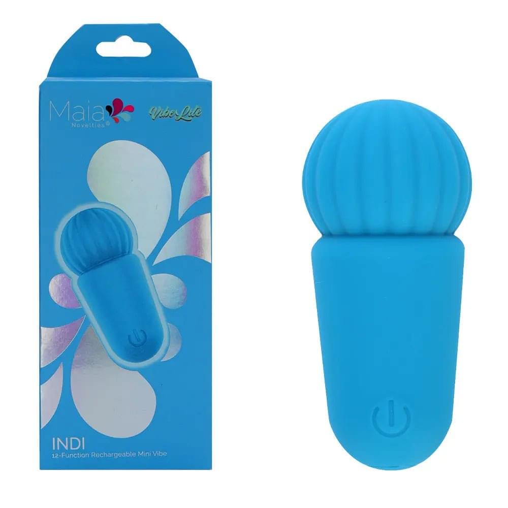 Maia INDI -  7.6 cm USB Rechargeable Mini Vibrating Wand Maia Toys Discreet Intimate Essentials.