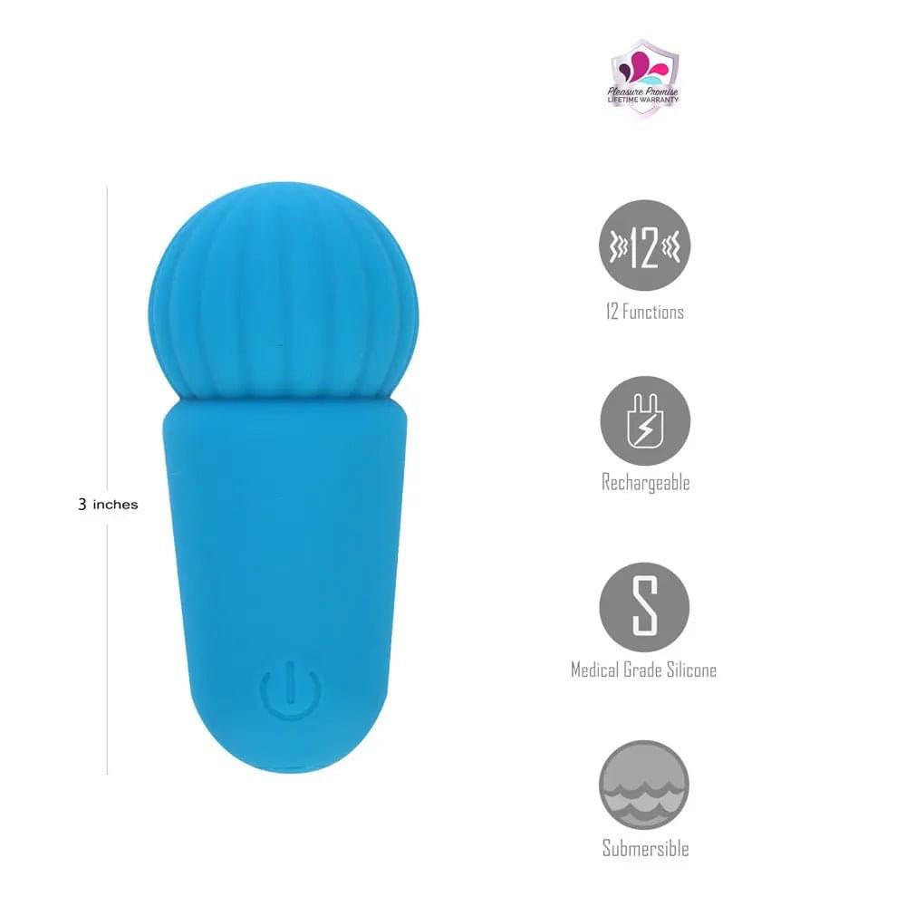 Maia INDI -  7.6 cm USB Rechargeable Mini Vibrating Wand Maia Toys Discreet Intimate Essentials.
