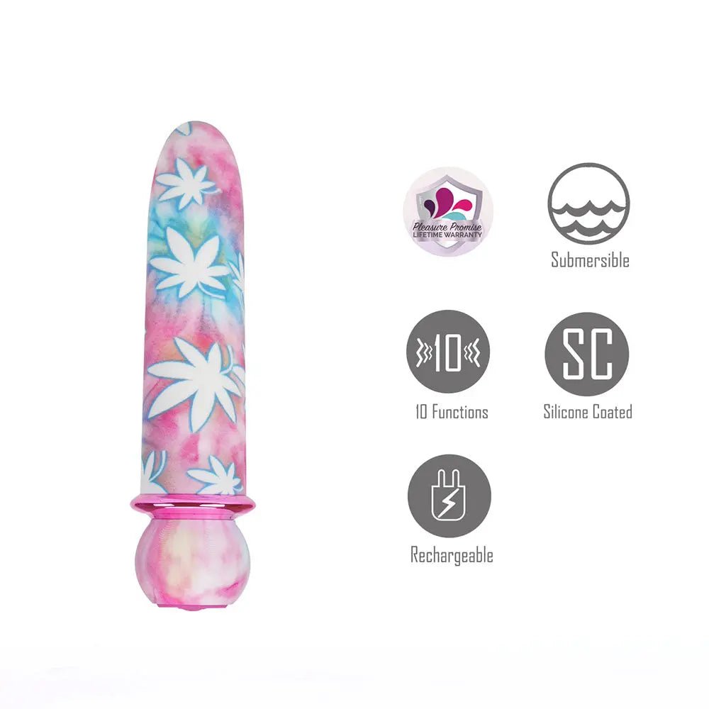 Shop affordable quality Maia JAGUAR 420 Tie Die - 420 Tie Die 10.1 cm USB Rechargeable Bullet - Discreet Intimate Essentials - BULLETS & EGGS - Maia Toys