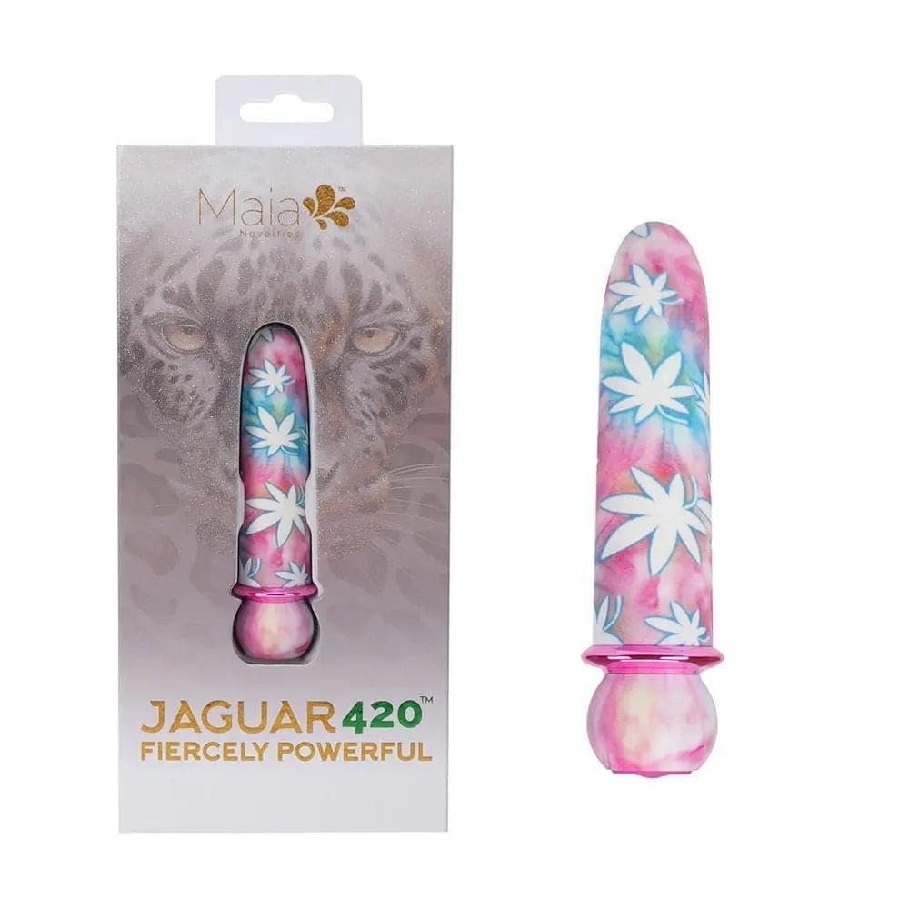 Maia JAGUAR 420 Tie Die - 420 Tie Die 10.1 cm USB Rechargeable Bullet Maia Toys Discreet Intimate Essentials.