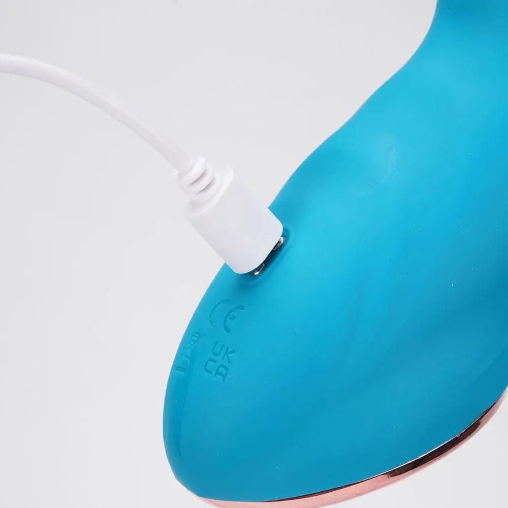Maia KENNEDI -  23.5 cm USB Rechargeable Triple Stimulating Vibrator Maia Toys Discreet Intimate Essentials.