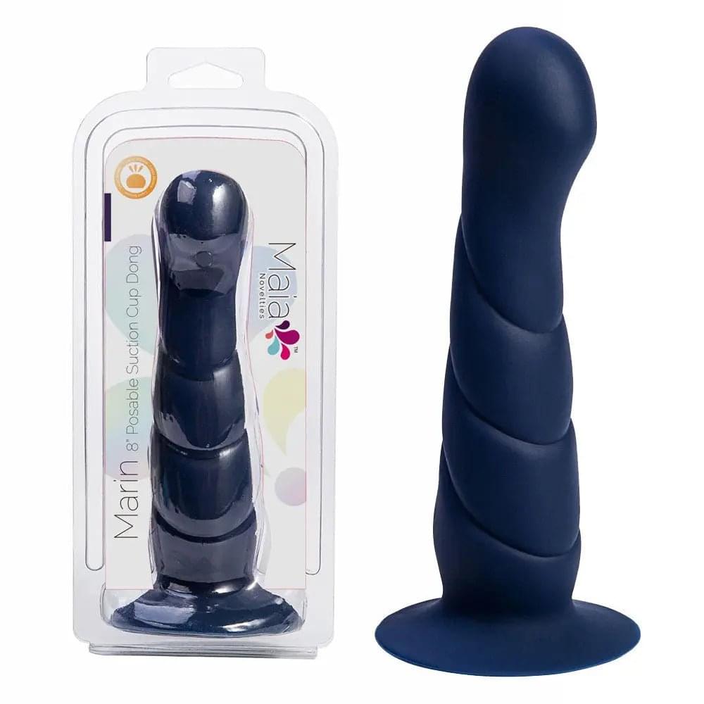 Maia MARIN -  - Dark  20.3 cm Dong Maia Toys Discreet Intimate Essentials.