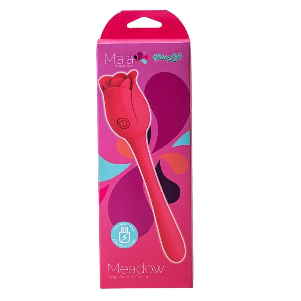 Maia MEADOW -  14 cm USB Rechargeable Flower Stimulator Maia Toys Discreet Intimate Essentials.