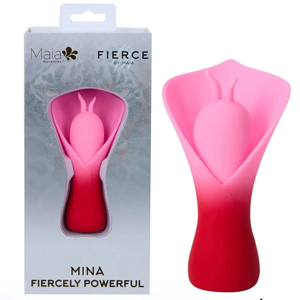 Shop affordable quality Maia MINA - /Pink USB Rechargeable Fluttering Flower Stimulator - Discreet Intimate Essentials - STIMULATORS - Maia Toys